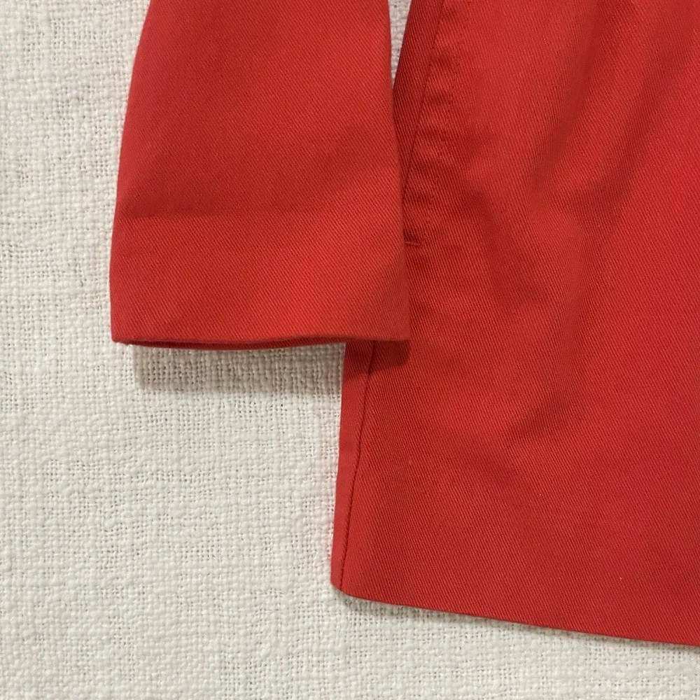 Gymboree Orange Red‎ Holidays Christmas Rain Jacket Girls Small 5/6 School